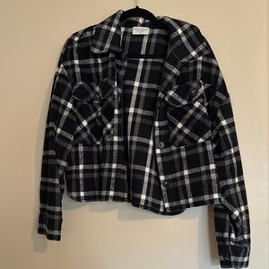 Black and White Plaid jacket